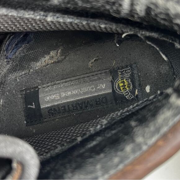 Vintage Dr. Martens Dark Brown Leather Ankle Boots size 7 - Picture 7 of 16